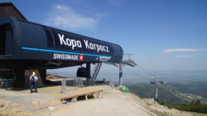 The upper station of the new Kopa cableway in Karpacz