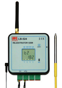 Rejestrator 4 temperatur LB-524T4 GSM